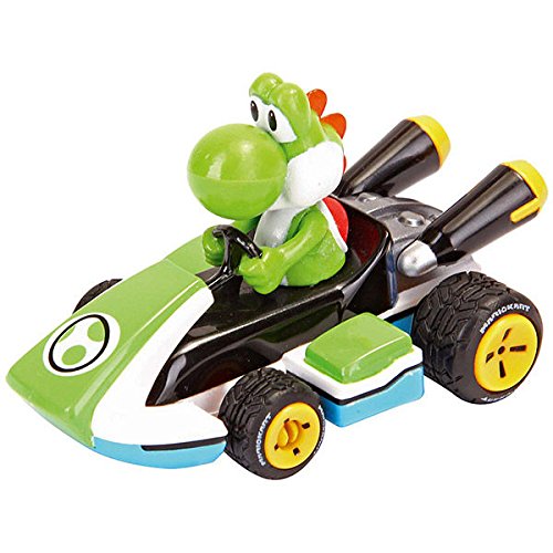 Mario Kart- Nintendo Figura Pull Speed Yoshi, (Carrera 9003150193173)