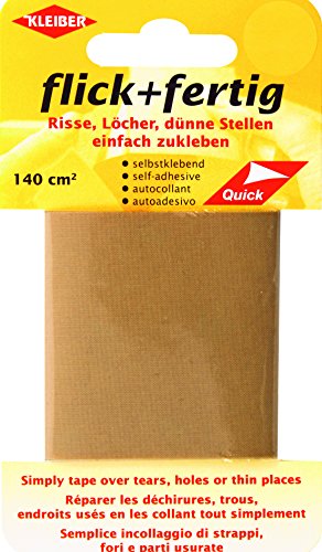 leiber 140 cm² Flick und Fertig Selbstklebendes Reparaturband aus Nylon, Beige