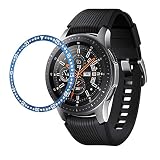 xue binghualoll Smart Watch Armband Zubehör, Uhrenarmband, Band Silikon, Armband, Strap Weave, Edelstahlband Für Samsung Galaxy Watch 42mm Ring klebstoff Abdeckung Kratzfest kristall Diamant