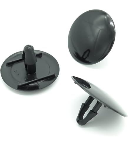 Connect 31692 - Clip Per Fissaggio Isolamento Cofano Auto (50 Pezzi) - Ricambio Nylon Nero Per Chrysler 4878883 AA