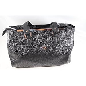 große schwarze Handtasche Weekender Shopper