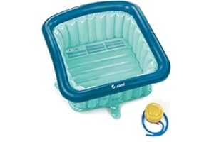 JANE Redukcja Jané do brodzika 60x60 cm, nadmuchiwana, 70 litrów, zawiera inflator, z przyssawkami i korkiem spustowym