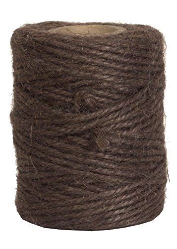 kraftz® – 50 m Jute Bindfäden Seil 2 mm Schnur Rolle für Craft Scrapbooking Hochzeit Geschenkpapier Garten-Decor DIY braun