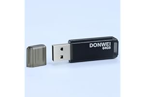 DONWEI USB Stick,Memory Stick,64gb usb stick,USB 2.0 Flash Drive,USB 64gb,Flash Drive,USB Memory Stick(BLACK)