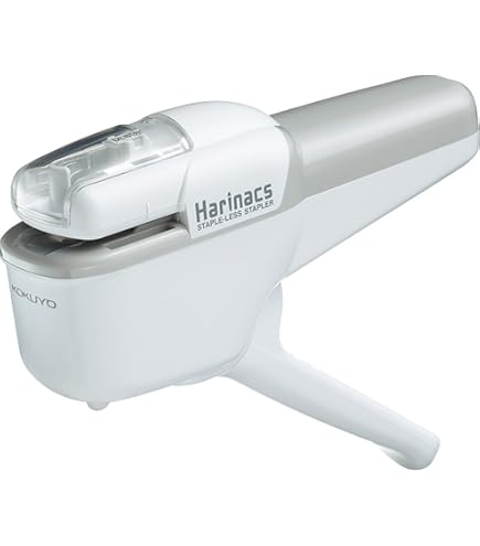 PLUS Japan Cucitrice Senza Punti Bianca, Pinza Fino A 5 Pagine