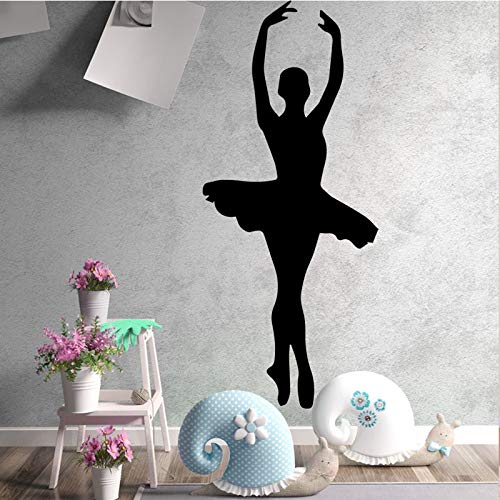 Preisvergleich Produktbild Beauty Dance Girl Wandtattoo Wohnkultur Mädchen Zimmer Wandaufkleber Ballett Wasserdichte Wand 30 * 69 cm