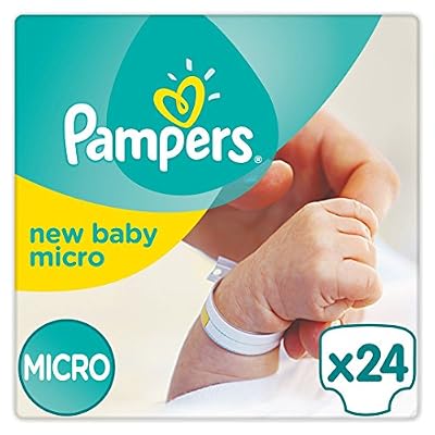 Pampers - New Baby - Couches Taille 0 (1-2,5 kg/Micro) - Pack Small - Lot de 2 (x48 Couches)