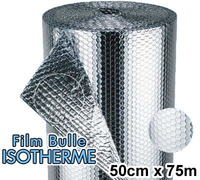 enveloppebulle 1 Rouleau de film bulle d'air ISOTHERME 50cm x 75m