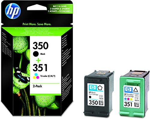 HP Druckerpatrone 350/351 Schwarz und Farbe (Cyan, Magenta, Gelb)