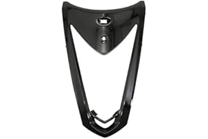 MOTODAK carenage-tablier av scoot compatible avec kymco 50 agility rs, 125 agility rs noir brillant (o.r. 64301-lgb5-e10)