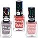 Coat Me Bonjour Paris True Color Nail Polish - Red / Baby Pink, Pack of 3 (0.90 Oz) RS.273.00