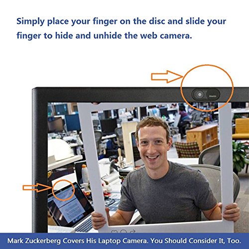 Webcam Cover 0 7mm THIN - Magnet Slider Kamera Abdeckung - Sch  tzt Ihre Privatsph  re  stoppt Webcam Spionage  passt Smartphone Laptops Macbooks PCs 