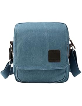 Männer Vintage-Leinwand Messenger Ipad Schulter Tote Schule Hochschule Tasche,D-21cm*10cm*25cm