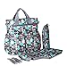 Produktbild GAOXP Mütter und Kinder Pauschalreisen Essentials Multi Function große Kapazität Wasserdichte Mumie Beutel Mutterschafts Produkte Baby Rucksack Outdoor-Tasche Fashion Windeltasche,Tiffanyblue
