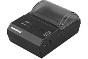 EWBOB Excelvan E200 – Stampante termica Bluetooth di scontrini e biglietti, interfaccia USB, 58 mm, 70 mm/sec, compatibile con Andriod, iOS, Windows e Linux