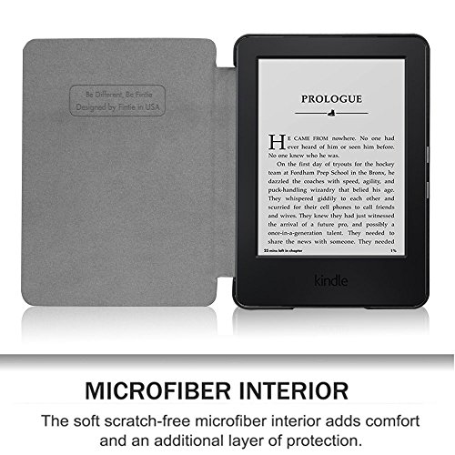 Kindle (7.Gen 2014 Modell) Hülle Case – Fintie Ultra Slim Lightweight Schutzhülle Tasche Etui Cover – Die dünnste und leichteste Hülle für Amazon Kindle (nur geeignet für Kindle 2014 Modell mit Touchscreen), Gotik - 4