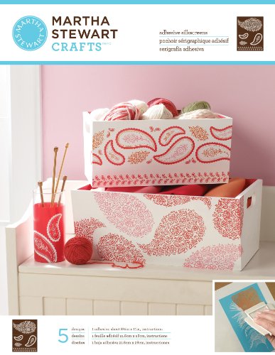 Plaid Enterprises Inc. Martha Stewart Silkscreen Floral Paisley