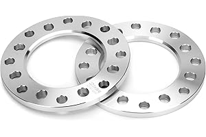 KSP PERFORMANCE KSP 8 Lug Universal Wheel Spacers 12mm, 1/2in 8x6.5 8x165.1 8x170 8x180 Lug Spacer for Ford F350 250 Ram 2500 3500 Express Silverado Suburban Sierra 2500 3500HD Dually Wheel, 2PCS CNC Machined Spacer