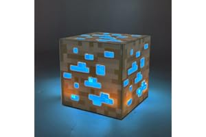 ‎FOGARI FOGARI quadratisches Licht - LED MCERS Nachtlicht, USB wiederaufladbar für Nachttischlampe, Mine-craft Lampe, Kinderzimmer Wohnzimmer Spielzimmer
