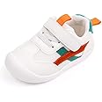 MK MATT KEELY Baby Boys Girls First Walking Shoes Toddler Anti-Slip Soft PU Leather Prewalker Sneakers