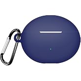 Nanospace Huawei Freebuds 5i Kılıfı Uyumlu Koruyucu Kılıf Silikon Kulaklık Kapağı (lacivert)