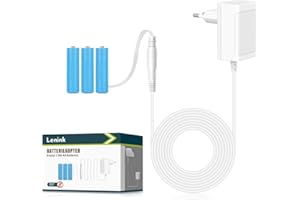 Lenink 4.5V Batterieadapter Netzteil Batterieersatz für 3 Stück AA Batterien z.B. kompatibel mit AVM Fritz! DECT 302 Funkthermostat, Led Lichterkette, Leuchtschilder, Weihnachtstag Deko.
