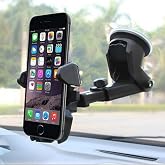 Coverzone Professional Suction Cup Car In-Car Acrobat Phone Holder Navigation Tracking Auto In-Car Adjustable Length and