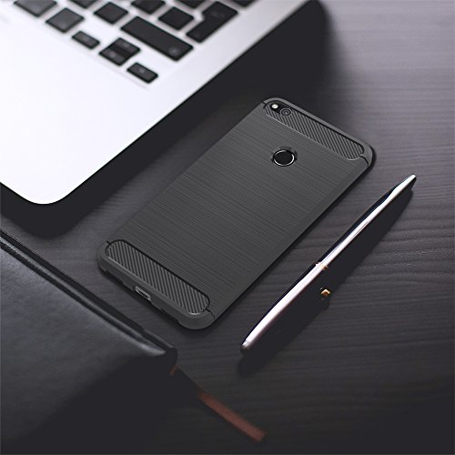 Simpeak Funda Huawei P8 Lite 2017  Fundas Huawei P8 Lite 2017   Honor 8 Lite Nova Lite Carcasa P8 Lite 2017  No para Huawei P8 Lite  Funda Gel Silicona Premium TPU 5 2 Pulgadas  Gris
