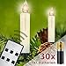 Produktbild Homelux 30 LED Weihnachtskerzen Christbaumbeleuchtung Warmweiß Fernbedienung Kabellos mit Batterien - 10/20/30/40er Set - DEUTSCHER HÄNDLER