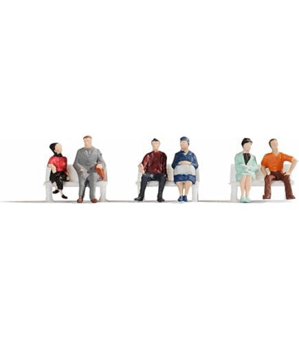 NOCH® Backpacker en tramper, modelfiguren, 1:160 (N) handgekleurd voor modelspoorweginstallaties