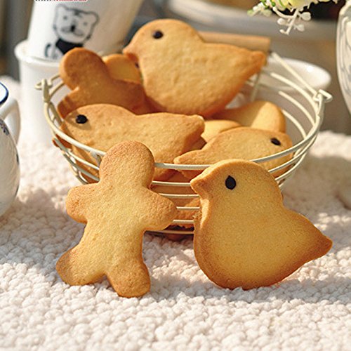 Edelstahl Keks Ausstecher Non Stick Ausstechformen Tortendeko Vogel 8 x 5.6 x 2cm - 2