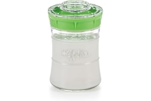 Kefirko Bocal de Fermentation | L'ensemble idéal pour préparer du Kéfir de Lait ou du Kéfir d'eau à la Maison | Fermenteur-germinateur Maison + livret de Recettes | 848ml | sans BPA | (Vert)