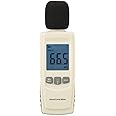 Real Instruments Digital Handheld 30-130 dB Sound Level Audio Volume Noise Meter Tester Max/Min/Data Hold, LCD Display And Backlight Portable Measurement Equipment Decibel Meter Device (GM-1352)