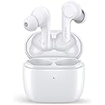 EarFun Wireless Earbuds, [What Hi-Fi Awards] Air Bluetooth In-Ear Headphones with 4 Mics ENC, Sweatshield™ IPX7 Waterproof, Clear Sound, Deep Bass, Wireless Charge, App Customize EQ, 35H, White