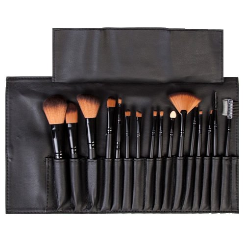 LaRoc 16 Pieces Makeup Brush Cosmetic Set Kit Eyeshadow Foundation Powder Blush Eye