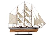 Estilo: Estilo antiguo Maqueta de barco Cutty Sark - Buque de tres mástiles - 102cm