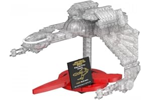 BlueBrixx Pro - Star Trek Klingon Bird-of-Prey (Camouflaged) - Spaceship Construction Kit for Adults and Children, 565 Clamping Blocks, Licensed Sci-Fi Model, 105439