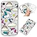Produktbild Edauto Hülle Case für iPhone XR Handyhülle Durchsichtige Stoßfest Schutzhülle Tasche Handytasche Handyschale TPU Silikon Rückhülle Schale Anti-Shock Backcover Etui Ballon Einhorn
