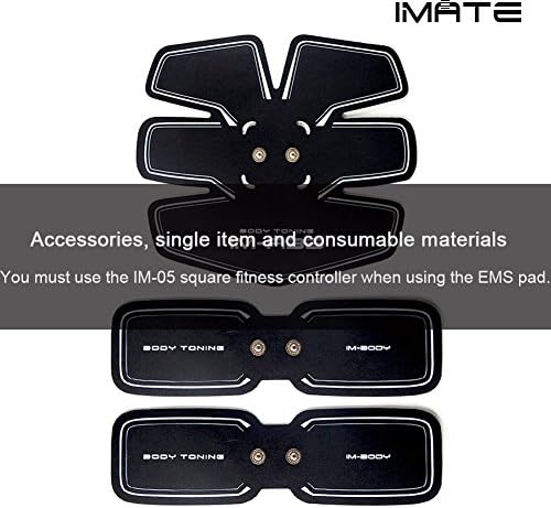 IMATE Replacement for EMS Muscle Toning Pads For Arm/Bottom/Thigh, Body Toning Belt Muscle Toning Trainer, Multifunctional Workout Equipment for Men &amp; Women