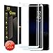 Produktbild YUDA Tech Samsung Galaxy S8 Plus Mini gehärtetes Glas Display Schutz 9H Härte Full Coverage 3D gebogene Anti-Bubble Schutzfolie [2 Pack] - Weiß