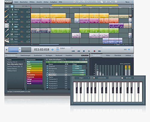 Magix Music Maker 17 - Software de edici n de audio m sica Intel Pentium AMD Athlon 1GHz DEU Caja Magix Music Maker 17 - Software de edici n de audio m sica Intel Pentium AMD Athlon 1GHz DEU Caja
