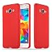 Produktbild Samsung Galaxy GRAND PRIME Silikonhülle in CANDY ROT von Cadorabo - Ultra Dünn Slim Design TPU Schutzhülle – Handyhülle Bumper Back Case Cover