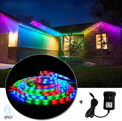Autai Digital Strip Light Set Dream Colour Advertising Disco LED Strip Light Automatically patterns Waterproof with 24W Power Supply