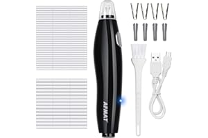 Electric Eraser for Artists, AFMAT Rechargeable Electric Eraser Kit,140 Refills for Drafting, Electric Pencil Eraser - Battery Operated for Drawing Pencils, Crafts, Arts