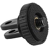 Knmaster All Action Cameras Compatible Converter Adapter Unisex, Black, One Size