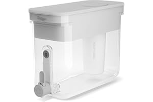 Culligan with ZeroWater Technology 7.6-L Water Filter Dispenser – Includes 5-Stage Advanced Water Filter, Certified to Reduce Lead, Total PFAS (Forever Chemicals), Mercury, Fluoride, and Chlorine
