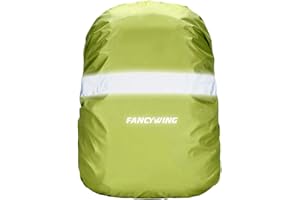 FANCYWING Rucksack Covers Waterproof Backpack Rain Cover 10-90L W/Reflective Strap Safety Pack Cover Rainproof High Visibility for Cycling Hiking, Camping, Hunting