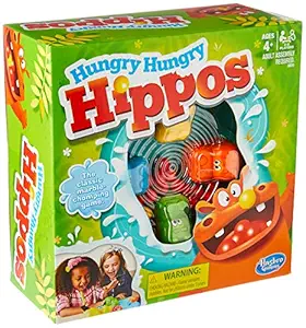 HASBRO GAMING Hungry Hippos Kids Game