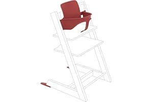 Tripp Trapp Baby Set from Stokke, Warm Red - Convert The Tripp Trapp Chair into High Chair - Removable Seat for 6-36 Months - Compatible with Tripp Trapp Models After May 2006