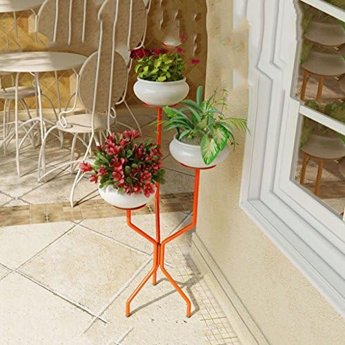 Multi-storey iron flower racks Balcony flowerpot shelf European living room flowerpot frame Indoor spider flower racks Floor-A